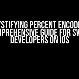 Demystifying Percent Encoding: A Comprehensive Guide for Swift Developers on iOS