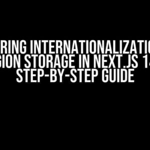 Mastering Internationalization and Region Storage in Next.js 14: A Step-by-Step Guide