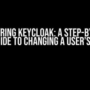 Mastering Keycloak: A Step-by-Step Guide to Changing a User’s ID